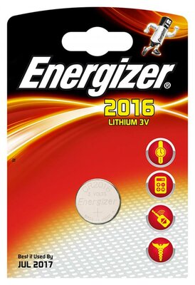 Energizer CR2016 Gombelem 3V
