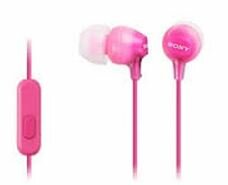 SONY MDREX15APPI headset Rózsaszín