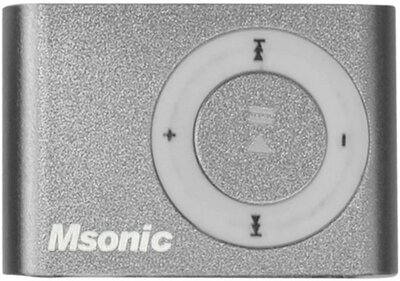 Msonic MM3610A mp3 lejátszó - Ezüst (Belső memória nélkül)