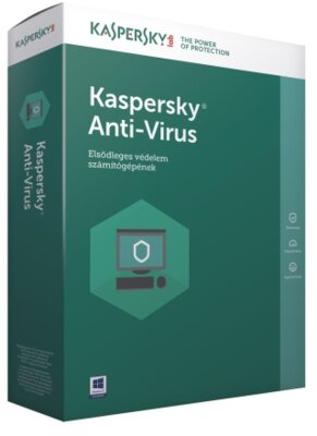 Kaspersky Antivirus 2017 HUN (1 PC/1év+3hónap ajándék)