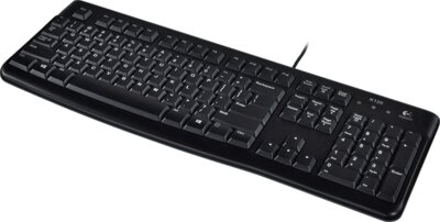 Logitech K120 USB Billentyűzet UKR - Fekete