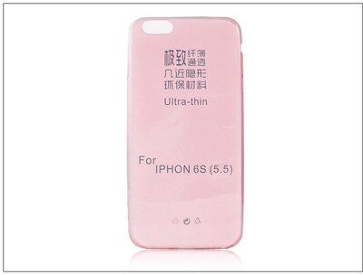 Apple iPhone 6 Plus szilikon hátlap - Ultra Slim 0,3 mm - pink