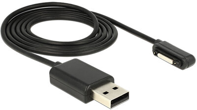 Delock Töltőkábel USB csatlakozódugóval > Sony mágneses csatlakozó 1 m