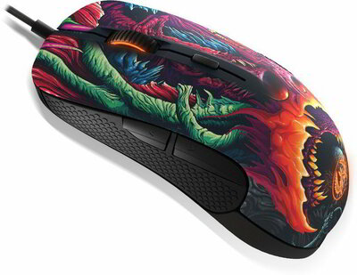 SteelSeries Rival 300 CS:GO HyperBeast Edition Gamer egér