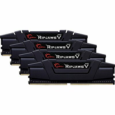 G.Skill 64GB /3200MHz RipjawsV DDR4 RAM KIT 4x16GB (F4-3200C16Q-64GVK)