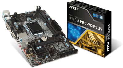 MSI H110M PRO-VD PLUS Alaplap