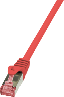 LogiLink CAT6 S/FTP Patch Cable PrimeLine AWG27 PIMF LSZH red 0,50m