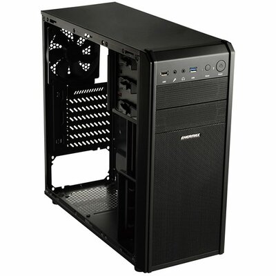 ENERMAX Fulmo Q microATX/ATX Case, 1xUSB3.0, 1xUSB2.0, 1x 12cm fan, Black