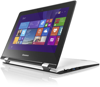Lenovo Ideapad Yoga 300 11,6" Notebook - Fehér Win 10 Home (80M1007QHV)