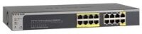 Netgear 16-port PoE switch + 2 SFP (auto VoIP and Video, ACL)