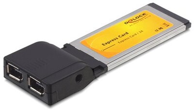 Delock 2x Firewire A adapter (ExpressCard)