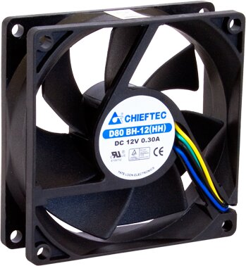 Chieftec AF-0825PWM Ház hűtő 4pin