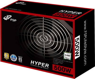 FSP 500W Hyper S tápegység