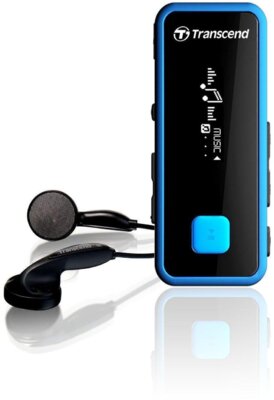 Transcend MP350 8GB MP3 lejátszó Kék/Fekete