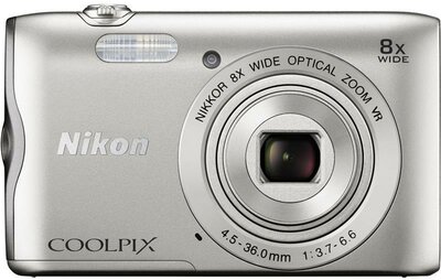 Nikon Coolpix A300 Line Art Digitális fényképezőgép - Ezüst