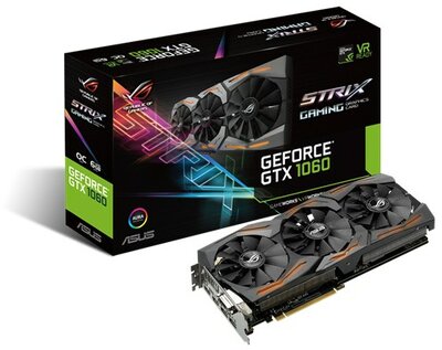 Asus GeForce Strix GTX 1060 6GB GDDR5 videokártya