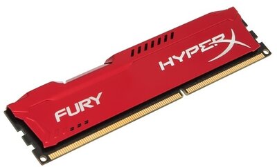 Kingston HyperX Fury Red 8GB 1866MHz DDR3 memória Non-ECC CL10