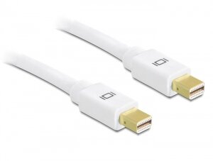 Delock 82775 mini DisplayPort M - mini DisplayPort M Adapterkábel 1.5m Fehér