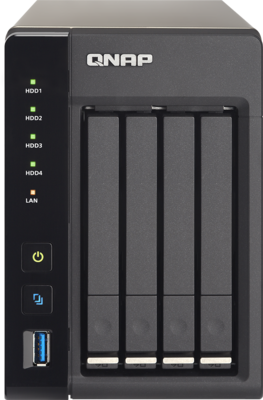 QNAP Turbo NAS TS-453S Pro 4 x Total Bays NAS Szerver