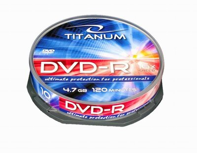 Esperanza DVD-R TITANUM DVD lemez Hengerdoboz 10 db