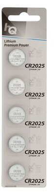 HQ CR2025 lítium gombelem 3V (5db/csomag)