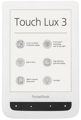 Pocketbook 6" 4GB PB626 LUX3 Fehér E-book olvasó