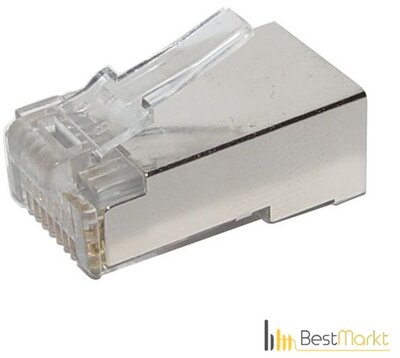 Rülstein RJ45 8P8C árnyékolt 100 db csatlakozó