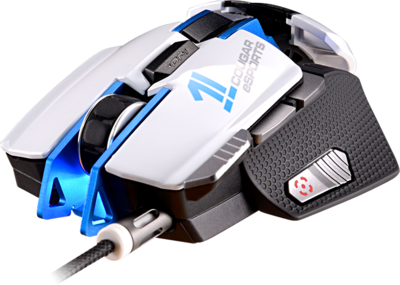 Cougar 700M eSport Lézer Gaming egér Fehér-kék