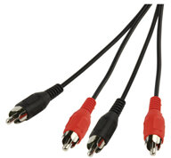 RCA Audio kábel 10m, 2xRCA apa - 2xRCA apa