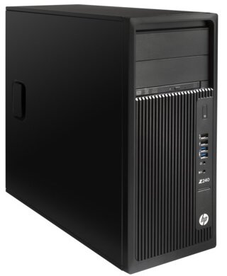 HP Z240 G1 MT Asztali számítógép - Fekete - Linux