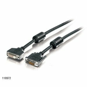Equip 118972 DVI Dual Link hosszabbítókábelkábel apa/anya, 1,8m