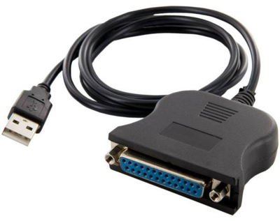 4World 08734 USB - LPT DB25 adapter kábel 1.15m