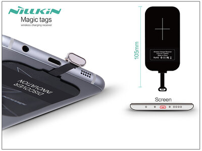 Nillkin Magic Tags Qi adapter vezeték nélküli töltő állomáshoz Micro USB A típusú