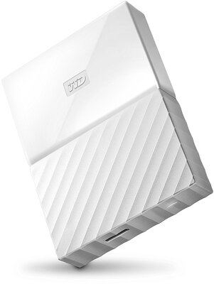 Western Digital 4TB My Passport Fehér USB 3.0 Külső HDD