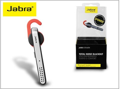 Jabra Stealth Bluetooth headset v4.0 - MultiPoint - silver/black
