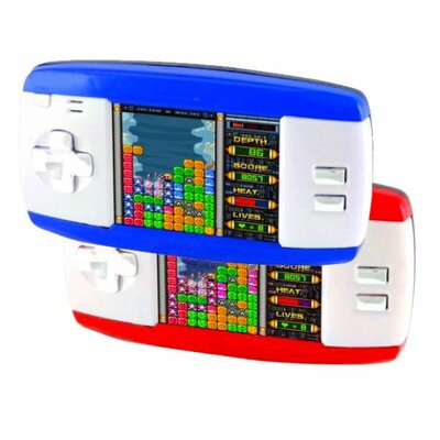 OVERMAX Játékkonzol 2,5" Player + 120 játék, Piros