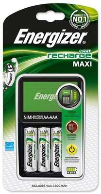 Energizer Power Plus R6 AA Újratölthető ceruzaelem (4db/csomag) + Maxi Töltő