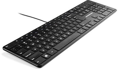 Modecom MC-700U USB Slim Billentyűzet EUR - Fekete