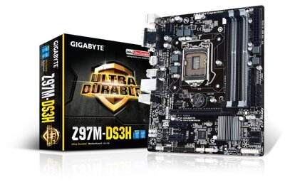 Gigabyte GA-Z97M-DS3H s1150 Alaplap