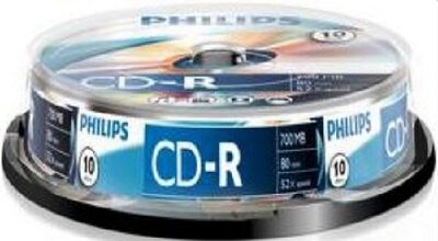 Philips CD-R lemez Hengerdoboz 10 db