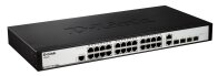 D-Link 24-port 10/100 Layer 2 Managed Switch + 2x Combo 10/100/1000Base-T/100/10
