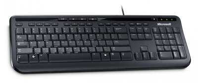 Microsoft Wired Keyboard 600 USB Black English