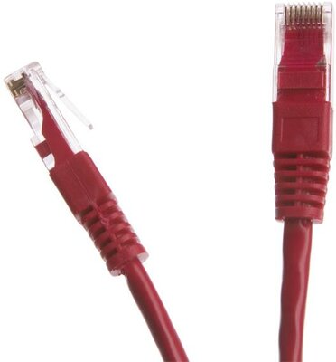 Digitalbox STLU5E15MR UTP CAT5e Patch kábel 15m Piros