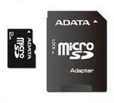 ADATA 4GB SD micro (SDHC Class 4) (AUSDH4GCL4-RA1) memória kártya adapterrel