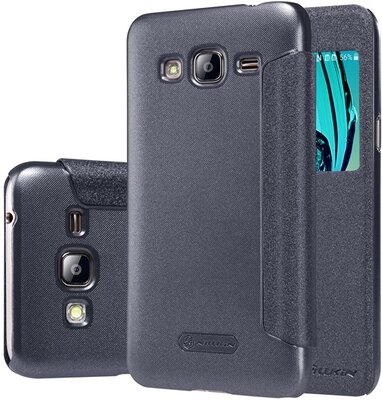 Nillkin Sparkle Samsung J320 Galaxy J3 2016 Flip Tok - Fekete