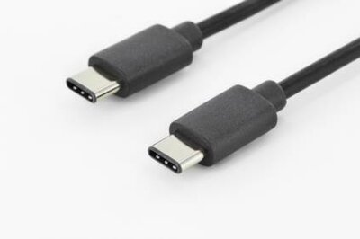 Ednet 84318 USB 3.1 C összekötő kábel 1.8m - Fekete