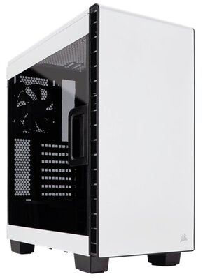 Corsair White 400C Carbide Clear Gaming Window Számítógépház - Fehér
