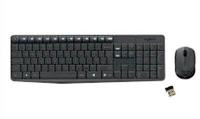 Logitech MK235 Wireless Billentyűzet ITA + egér - Sötétszürke