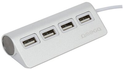 OMEGA USB2.0 HUB 4 portos aluminium