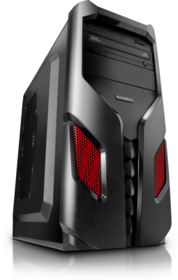 Raidmax EXO Számítógépház - Fekete-Piros